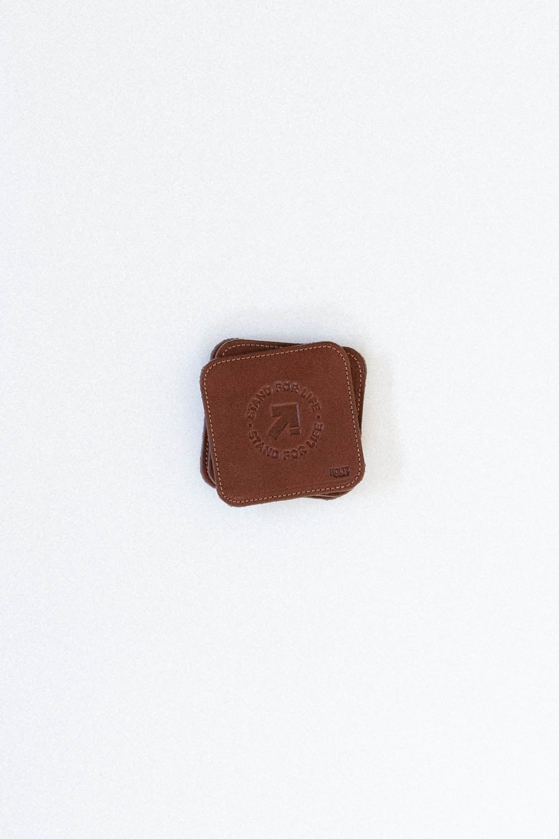 Leather Holtz Coasters (4-pack)