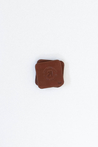 Leather Holtz Coasters (4-pack)