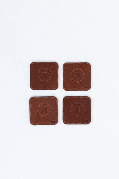 Leather Holtz Coasters (4-pack)
